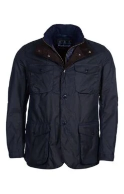 Men's Barbour Ogston Wax Jacket 11 Men's Barbour Ogston Wax Jacket -Men Clothing Sale TS19882NAVY 4