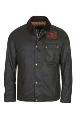 Men's Barbour International Workers Wax Jacket -Men Clothing Sale TS21405SAGE 4
