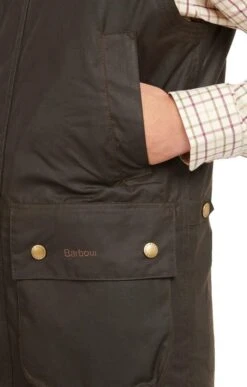 Men's Barbour Westmorland Wax Gilet -Men Clothing Sale TS21409OLIVE 3