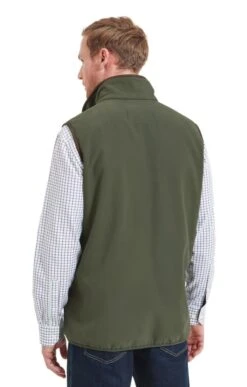 Men’s Schoffel Belton Softshell Gilet -Men Clothing Sale TS21581FORESTGREEN 2