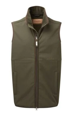 Men’s Schoffel Belton Softshell Gilet -Men Clothing Sale TS21581FORESTGREEN 3