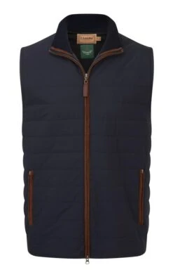 Men's Schöffel Hybrid Quilt Aerobloc Gilet -Men Clothing Sale TS21582NAVY 2