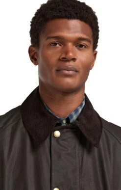 Men's Barbour Beausby Wax Jacket -Men Clothing Sale TS22105OLIVE 2