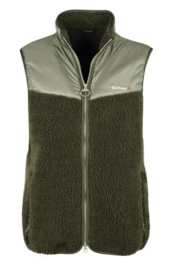 Men's Barbour Hopsen Fleece Gilet -Men Clothing Sale TS22168OLIVE 3