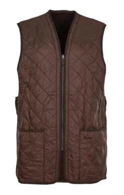 Men's Barbour Polarquilt Waistcoat/Zip In Liner -Men Clothing Sale TS22180DKBROWN 2