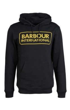 Men's Barbour International Pop Over Hoodie -Men Clothing Sale TS22181BLACK 2
