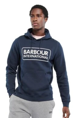 Men's Barbour International Pop Over Hoodie
