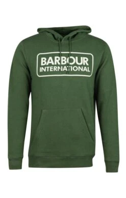 Men's Barbour International Pop Over Hoodie -Men Clothing Sale TS22181KOMBUGREEN 2