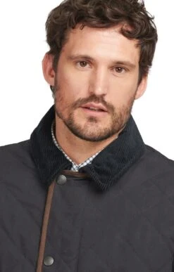 Men's Barbour Burton Quilt Jacket -Men Clothing Sale TS22193NAVY 2