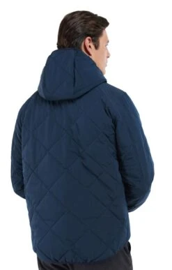 Men's Barbour Hooded Liddesdale Quilt -Men Clothing Sale TS22199NAVY 1