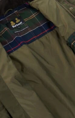 Men's Barbour Waterproof Shoveler Quilted Jacket -Men Clothing Sale TS22200DKOLIVE 3