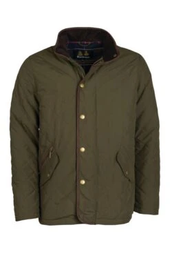 Men's Barbour Waterproof Shoveler Quilted Jacket -Men Clothing Sale TS22200DKOLIVE 4