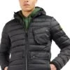 Men's Barbour International Racer Ouston Hooded Quilted Jacket 1 Men's Barbour International Racer Ouston Hooded Quilted Jacket -Men Clothing Sale TS22325BLACK