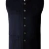 Men’s Wool And Cashmere Sporting Waistcoat -Men Clothing Sale TS22501NAVY
