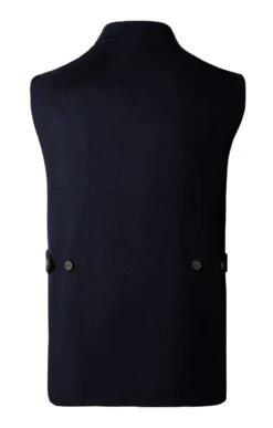Men’s Wool And Cashmere Sporting Waistcoat -Men Clothing Sale TS22501NAVY 1
