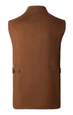 Men’s Wool And Cashmere Sporting Waistcoat -Men Clothing Sale TS22501VICUNA 1
