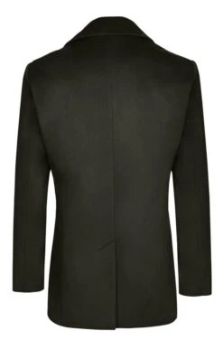 Men’s Wool And Cashmere Double Breasted Peacoat -Men Clothing Sale TS22502DEEPOLIVE 1