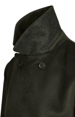 Men’s Wool And Cashmere Double Breasted Peacoat -Men Clothing Sale TS22502DEEPOLIVE 2