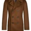 Men’s Wool And Cashmere Double Breasted Peacoat 1 Men’s Wool And Cashmere Double Breasted Peacoat -Men Clothing Sale TS22502VICUNA