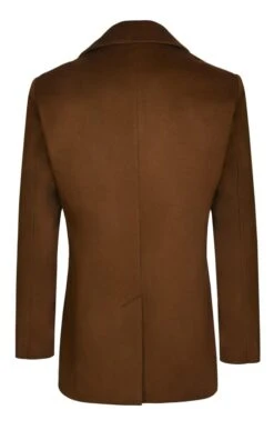 Men’s Wool And Cashmere Double Breasted Peacoat -Men Clothing Sale TS22502VICUNA 1