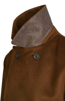 Men’s Wool And Cashmere Double Breasted Peacoat -Men Clothing Sale TS22502VICUNA 2