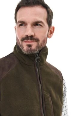 Men's Barbour Active Fleece Gilet -Men Clothing Sale TS23172OLIVE 2
