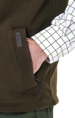 Men's Barbour Active Fleece Gilet -Men Clothing Sale TS23172OLIVE 3