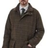 Men's Barbour Wool Beaconsfield -Men Clothing Sale TS23183BURNHILLBROWNCHK