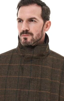 Men's Barbour Wool Beaconsfield -Men Clothing Sale TS23183BURNHILLBROWNCHK 2