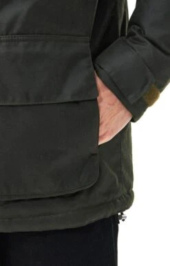 Men's Barbour International Tantallon Wax Jacket -Men Clothing Sale TS23184SAGE 3