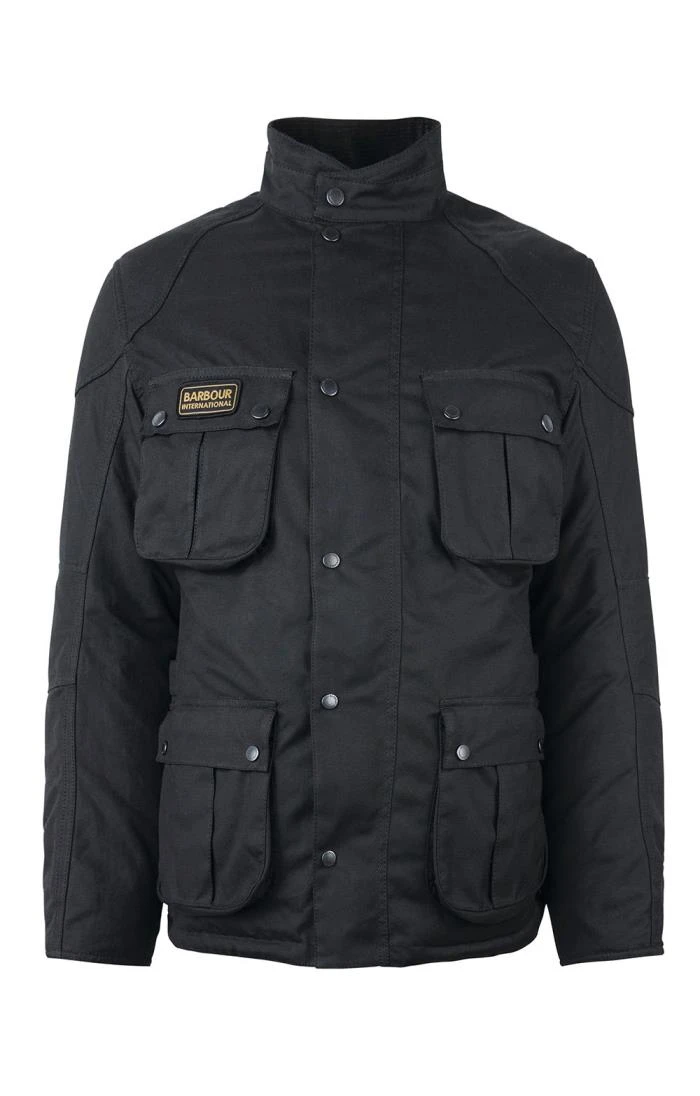 Men's Barbour International Winter Lockseam Wax Jacket 5 Men's Barbour International Winter Lockseam Wax Jacket - Image 3