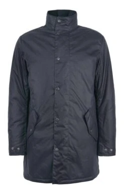 Men's Barbour Chelsea Wax Mac -Men Clothing Sale TS23186NAVY 2