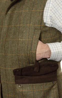 Men's Harkila Kenmore Waistcoat -Men Clothing Sale TS23342FORESTGREEN 1