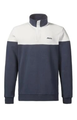 Men’s Musto Marina Zip Neck Sweater 7 Men’s Musto Marina Zip Neck Sweater -Men Clothing Sale TS23603NAVYWHITE 2
