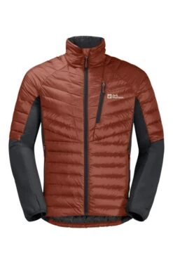 Men's Jack Wolfskin Nebelhorn Down Hybrid Jacket -Men Clothing Sale TS23689CARMINE 4