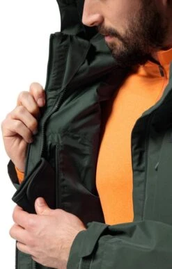 Men's Jack Wolfskin Fernblick 2L Jacket -Men Clothing Sale TS23693BLACKOLIVE 3