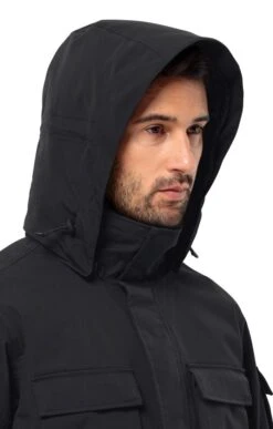 Men's Jack Wolfskin Glacier Canyon Parka -Men Clothing Sale TS23694BLACK 4