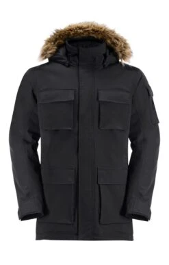 Men's Jack Wolfskin Glacier Canyon Parka -Men Clothing Sale TS23694BLACK 5