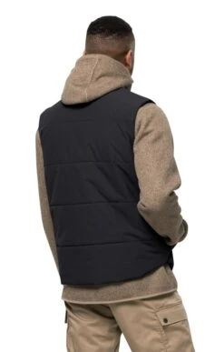 Men's Jack Wolfskin White Frost Vest -Men Clothing Sale TS23695BLACK 1