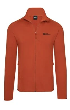 Men's Jack Wolfskin Baiselberg Fleece Jacket -Men Clothing Sale TS23696CARMINE 2
