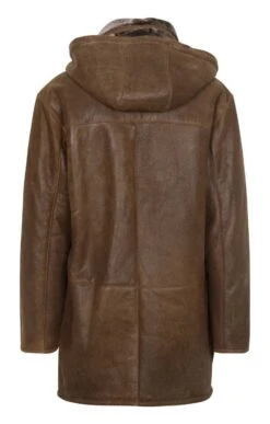 Men's Sheepskin Duffel Coat -Men Clothing Sale TS24068TBCCORPPR 2