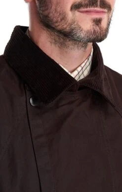 Barbour Stockman Waxed Coat -Men Clothing Sale TS25016BROWN 3
