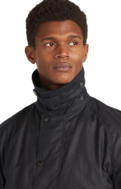 Barbour Bristol Waxed Jacket -Men Clothing Sale TS25357NAVY 4