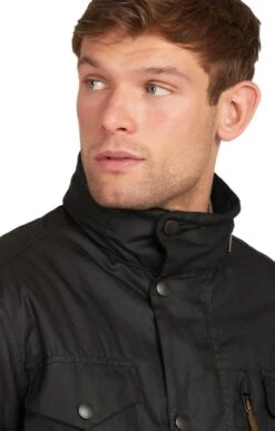 Barbour Sapper Waxed Jacket -Men Clothing Sale TS25358BLACK 2