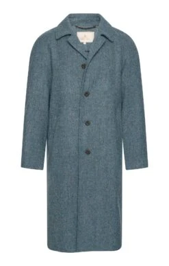 Raglan Sleeve Tweed Coat -Men Clothing Sale TS30165DENIMHB 1