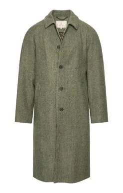 Raglan Sleeve Tweed Coat -Men Clothing Sale TS30165LOVATBRNHB 1