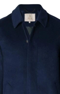 Inset Sleeve Cashmere Coat -Men Clothing Sale TS30170NAVY 3