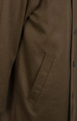 Raglan Sleeve Cashmere Coat 14 Raglan Sleeve Cashmere Coat -Men Clothing Sale TS30175BROWN 4