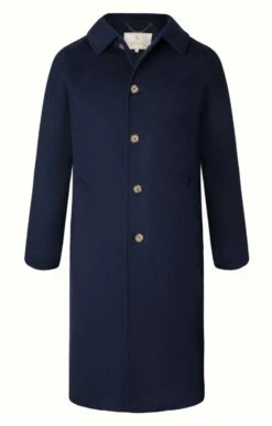 Raglan Sleeve Cashmere Coat 16 Raglan Sleeve Cashmere Coat -Men Clothing Sale TS30175NAVY 1