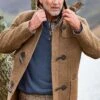 Men’s Tweed Duffle Coat 2 Men’s Tweed Duffle Coat -Men Clothing Sale TS30212WHEATHB